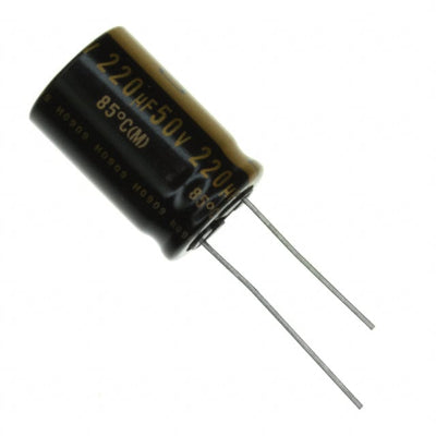 UKZ1H221MHM1TN by Nichicon - ALUMIN CAP 220UF 20% 50V RADIAL