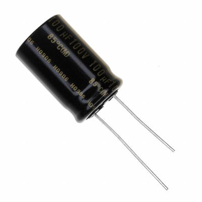 UKZ2A101MHM1TN by Nichicon - ALUMIN CAP 100UF 20% 100V RADIAL
