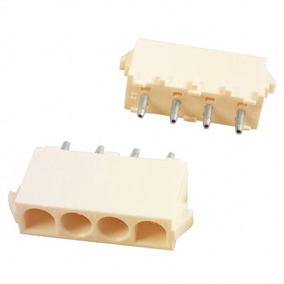 350761-5 by TE Connectivity AMP Connectors - CONNECTOR HDR 4POS 0.25 GOLD PCB