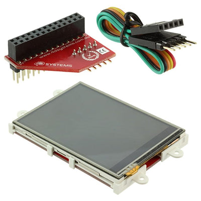 ULCD-28PTU-PI by 4D Systems Pty Ltd - LCD PK 2.8"" RASPB PI SHIELD&CBL