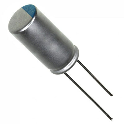 477ULR010MGU by Cornell Dubilier / Illinois Capacitor - ALUMIN CAP POLY 470UF 20% 10V T/H