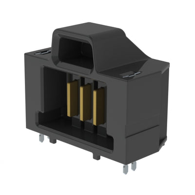 UMPT-03-01-L-RA-WT-P-TR by Samtec Inc. - CONNECTOR MPOWER 2MM MALE 3POS R/A