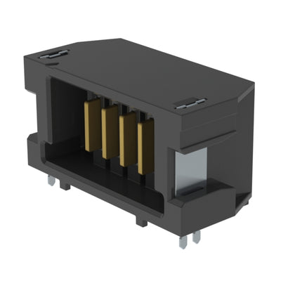 UMPT-04-01-L-RA-WT-M-TR by Samtec Inc. - CONNECTOR MPOWER 2MM MALE 4POS R/A