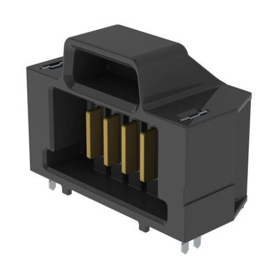 UMPT-04-01-L-RA-WT-P-TR by Samtec Inc. - CONNECTOR MPOWER 2MM MALE 4POS R/A