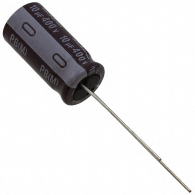 UPB2G100MPD by Nichicon - ALUMIN CAP 10UF 20% 400V RADIAL
