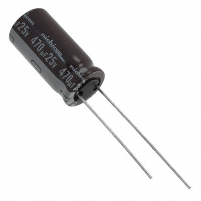 UPJ1E471MPD by Nichicon - ALUMIN CAP 470UF 20% 25V RADIAL
