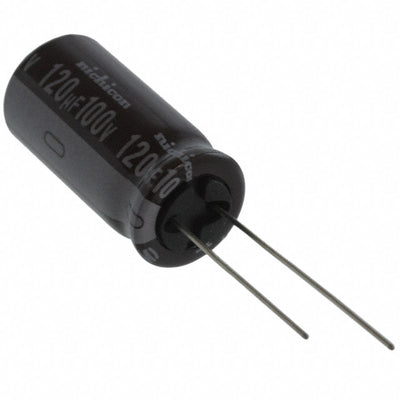 UPJ2A121MHD by Nichicon - ALUMIN CAP 120UF 20% 100V RADIAL