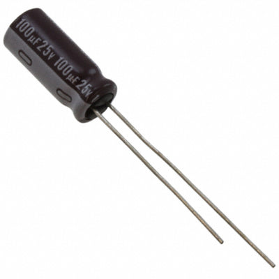 UPM1E101MED by Nichicon - ALUMIN CAP 100UF 20% 25V RADIAL