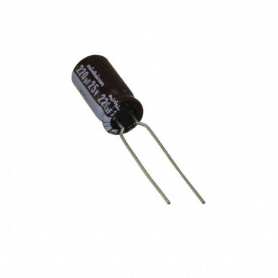 UPM1E221MPD1TA by Nichicon - ALUMIN CAP 220UF 20% 25V RADIAL