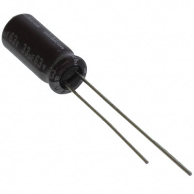 UPM1J330MED by Nichicon - ALUMIN CAP 33UF 20% 63V RADIAL