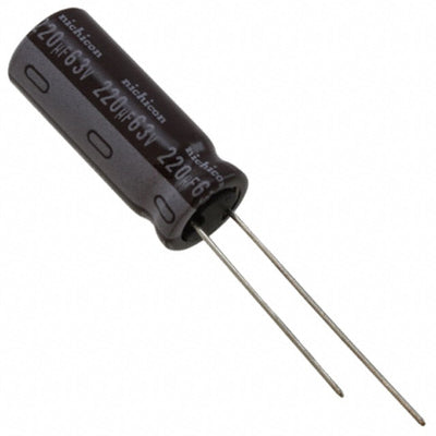 UPW1J221MPD6 by Nichicon - ALUMIN CAP 220UF 20% 63V RADIAL