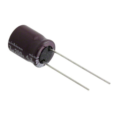 UPW2D4R7MPD1TD by Nichicon - ALUMIN CAP 4.7UF 20% 200V RADIAL