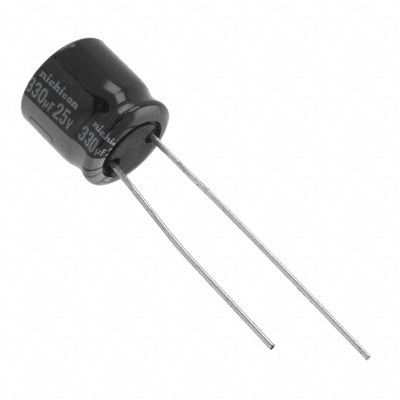URS1E331MPD by Nichicon - ALUMIN CAP 330UF 20% 25V RADIAL