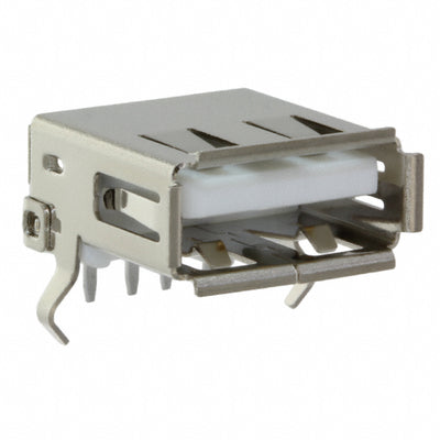 USB-A-S-F-W-TH by Samtec Inc. - CONNECTOR RECPT USB2.0 TYPEA 4POS R/A