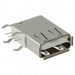 USB-A-S-F-W-VU by Samtec Inc. - CONNECTOR RECPT USB2.0 TYPEA 4POS R/A