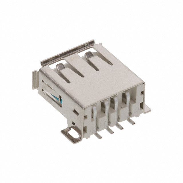 USB-A-S-S-W-SM2 by Samtec Inc. - CONNECTOR RECPT USB2.0 TYPEA 4P SMD RA