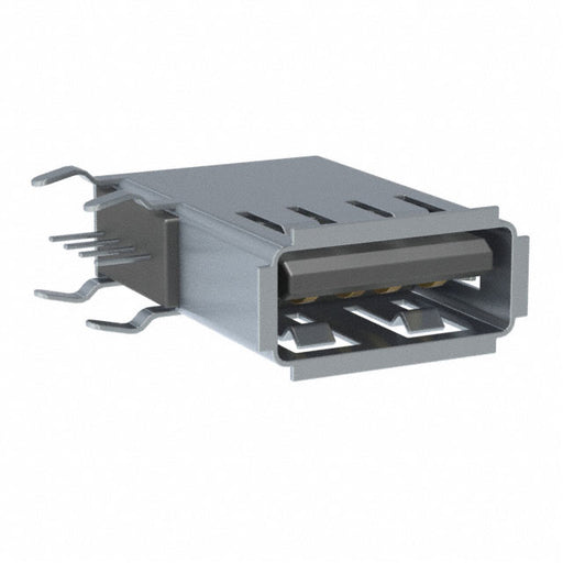USB-A-S-F-B-VU by Samtec Inc. - CONNECTOR RECPT USB2.0 TYPEA 4POS R/A