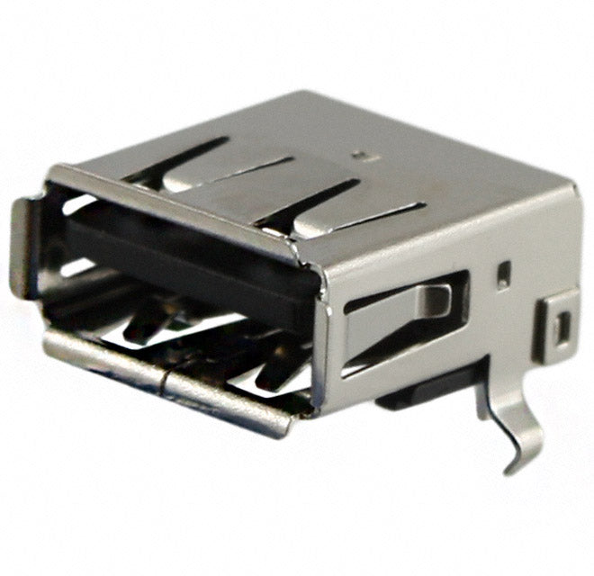 USB-A1HSB6 by On Shore Technology Inc. - CONNECTOR RECPT TYPEA 4POS R/A