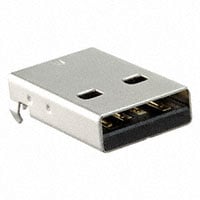 USB-AM-S-F-B-TH by Samtec Inc. - CONNECTOR PLUG USB2.0 TYPEA 4POS R/A