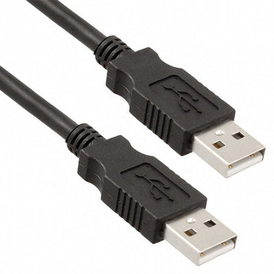 USB2AA100PUHFFR by Amphenol Socapex - CABLE USB2.0 A PLUG TO A PLG 3.28