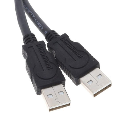 USB2AA250PUHFFR by Amphenol Socapex - CABLE USB2.0 A PLUG TO A PLUG 8.2