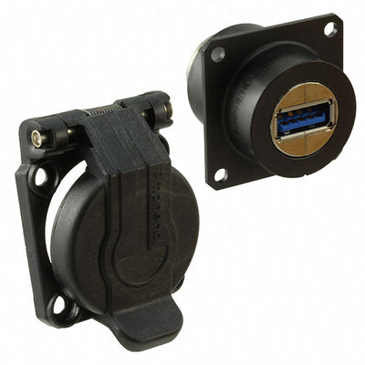 USB3F2ZNSCC by Amphenol Socapex - ADAPTER USB A RCPT TO USB A RCPT