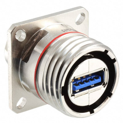 USB3FTV2AN by Amphenol Socapex - ADAPTER USB A RCPT TO USB A RCPT