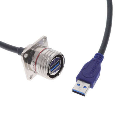 USB3FTV2SA10NASTR by Amphenol Socapex - CABLE A RCPT TO A PLUG 3.28