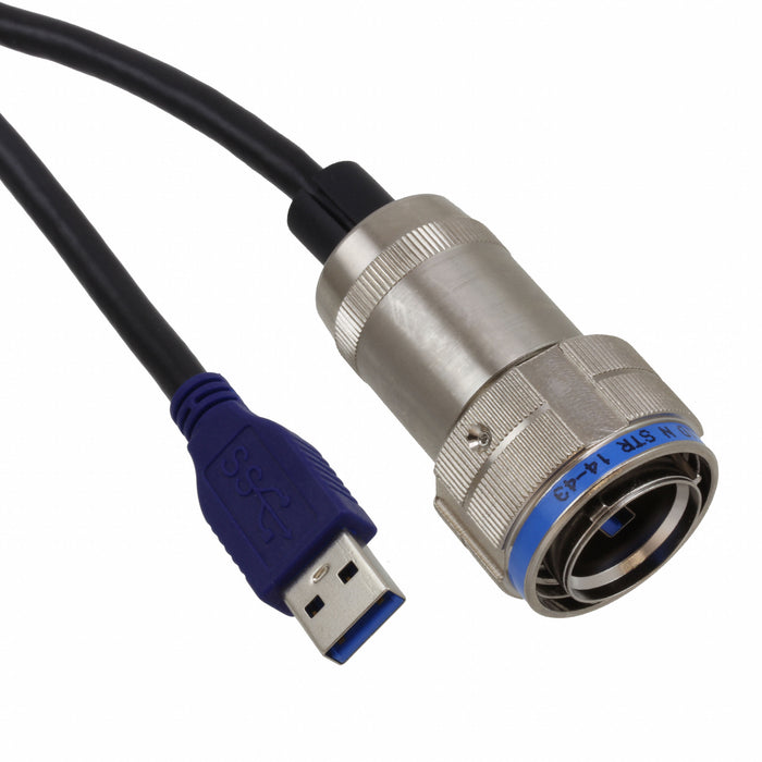 USB3FTV6A10NSTR by Amphenol Socapex - CABLE A PLUG-A PLUG W/COUPL 3.28