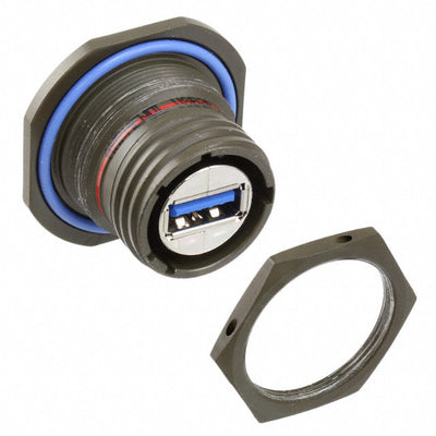 USB3FTV7AG by Amphenol Socapex - ADAPTER USB A RCPT TO USB A RCPT
