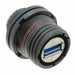 USB3FTV7AZNF312 by Amphenol Socapex - CONNECTOR RCP USB3.0 TYPEA 9P PNL MNT
