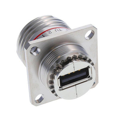 USBBFTV21N by Amphenol Socapex - ADAPTER USB A RCPT TO USB B RCPT