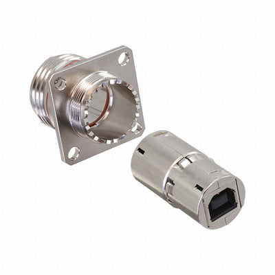 USBBFTV22N by Amphenol Socapex - CONNECTOR RCP USB2.0 TYPEB 4P PNL MNT