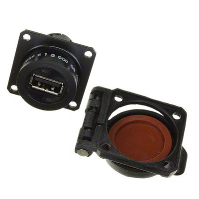 USBF21BSCC by Amphenol Socapex - ADAPTER USB A RCPT TO USB A RCPT
