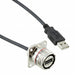 USBFTV2SA2N05A by Amphenol Socapex - CABLE USB2.0 A RCPT-A PLUG W/COUPL