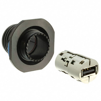 USBFTV71ZN by Amphenol Socapex - ADAPTER USB A RCPT TO USB A RCPT