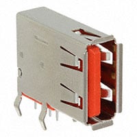 USBR-A-S-F-O-VU by Samtec Inc. - CONNECTOR RECPT USB2.0 TYPEA 4POS VERT