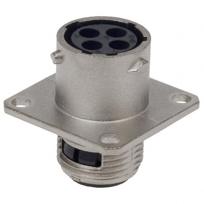 UT00104SH by Souriau-Sunbank by Eaton - CONNECTOR RECPT HSNG FMALE 4POS PNL MT