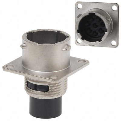 UT00128PH by Souriau-Sunbank by Eaton - CONNECTOR RECPT HSNG MALE 8POS PNL MNT