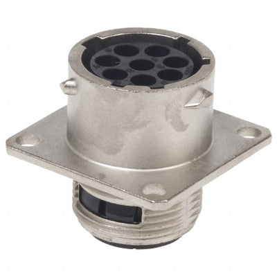 UT00128SH by Souriau-Sunbank by Eaton - CONNECTOR RECPT HSNG FMALE 8POS PNL MT