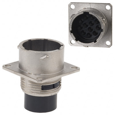 UT001412PH by Souriau-Sunbank by Eaton - CONNECTOR RECPT HSNG MALE 12POS PNL MT
