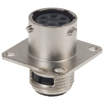 UT0W0106SH by Souriau-Sunbank by Eaton - CONNECTOR RECPT HSNG FMALE 6POS PNL MT
