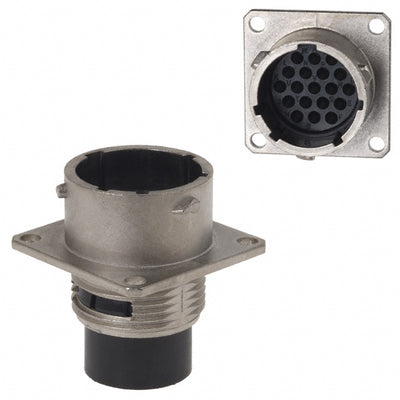 UT0W01419PH by Souriau-Sunbank by Eaton - CONNECTOR RECPT HSNG MALE 19POS PNL MT