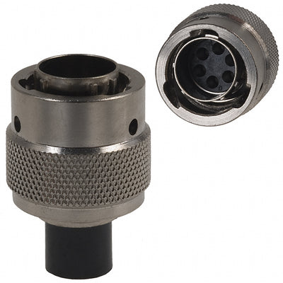 UT0W6106PH by Souriau-Sunbank by Eaton - CONNECTOR PLUG HSNG MALE 6POS INLINE