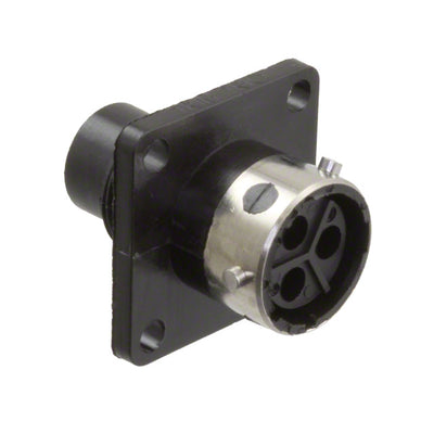 UTG0103S by Souriau-Sunbank by Eaton - CONNECTOR RECPT HSG FMALE 3POS PNL MT