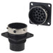 UTG01619P by Souriau-Sunbank by Eaton - CONNECTOR RECPT HSNG MALE 19POS PNL MT