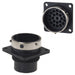 UTG018-23P by Souriau-Sunbank by Eaton - CONNECTOR RECPT HSNG MALE 23POS PNL MT