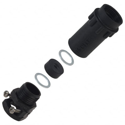 UTG10PG by Souriau-Sunbank by Eaton - CONNECTOR BACKSH W/CLMP SZ10 BLK PG9