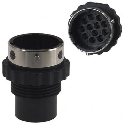 UTG114-12P by Souriau-Sunbank by Eaton - CONNECTOR RECPT HSG MALE 12POS INLINE