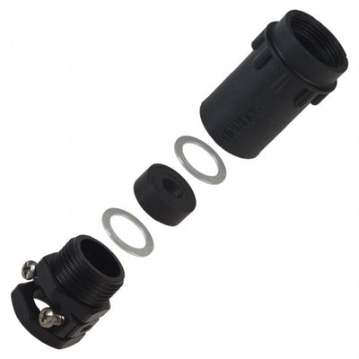 UTG12PG by Souriau-Sunbank by Eaton - CONNECTOR BACKSH W/CLMP SZ12 BLK PG11
